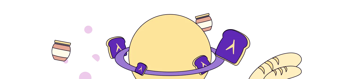 A planet with bread in it's orbit.