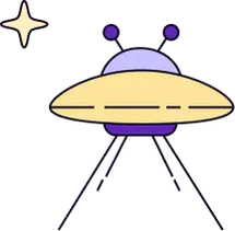An alien space ship.